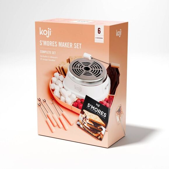 Open Box - Koji -  S'mores Maker Silver Set Stainless Steel Tabl Tan - Picture 3 of 4